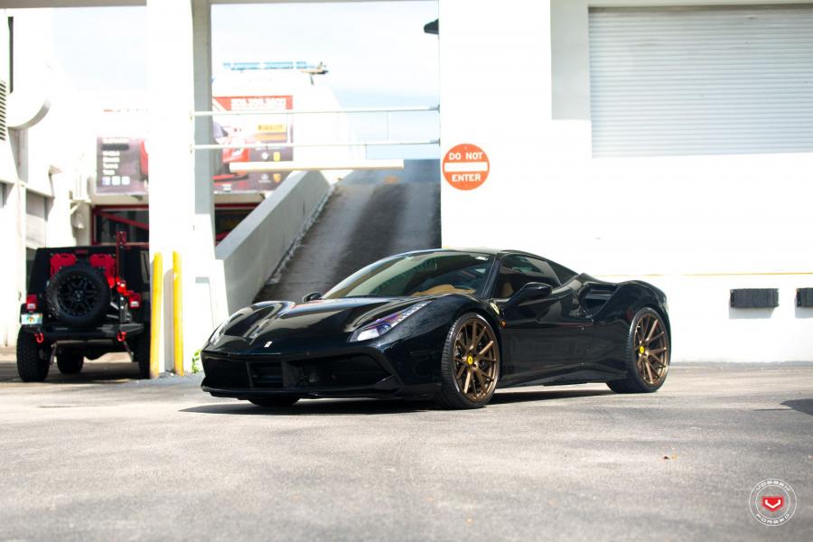  Ferrari 488 GTB on Vossen Wheels (VPS-306) 2017 года  (фото 6 из 23)
